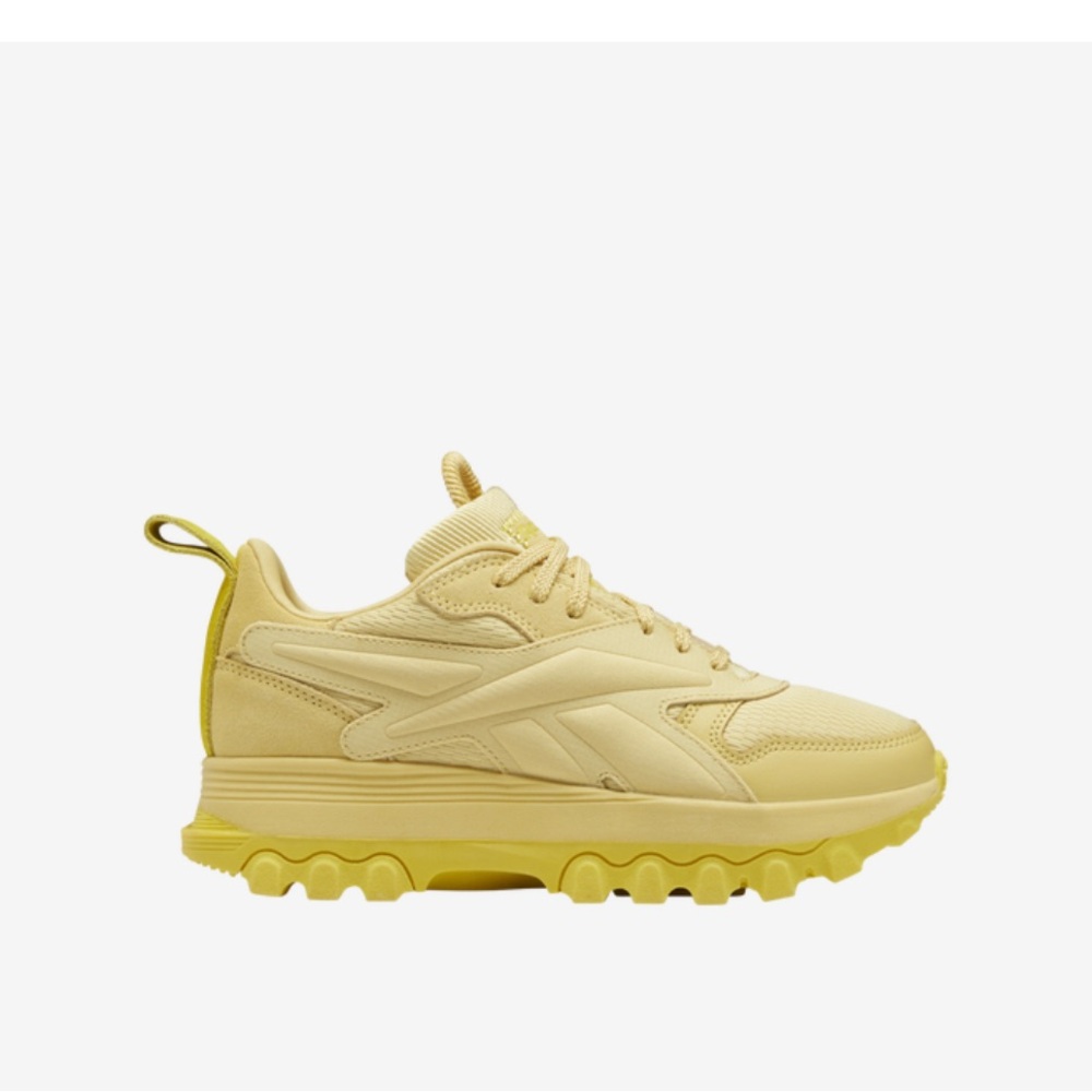 Reebok Yellow Athletic Sneakers with Chunky Design